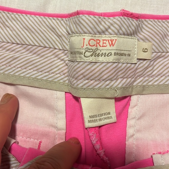 J. Crew Neon Pink 100% Cotton Size 6 - Picture 3 of 3